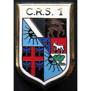 CRS 1 insigne compagnie républicaine de sécurité n° 1 Ballard