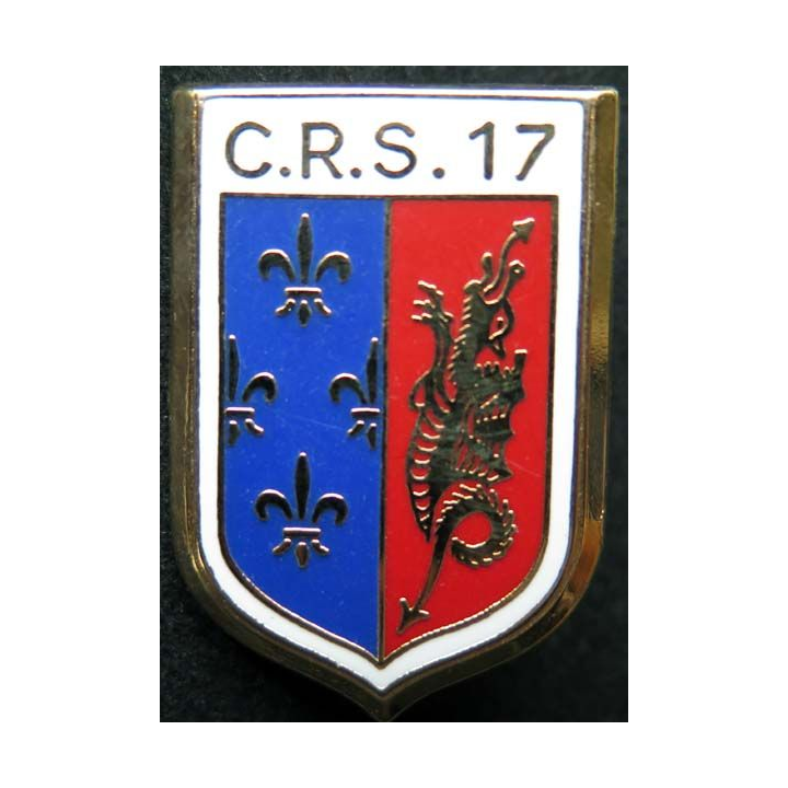CRS 17 insigne compagnie républicaine de sécurité n° 17 Ballard