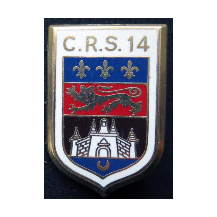 CRS 14 insigne compagnie républicaine de sécurité n° 14 Ballard
