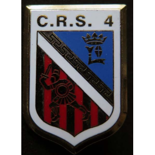 CRS 4 insigne compagnie républicaine de sécurité n° 4 Ballard