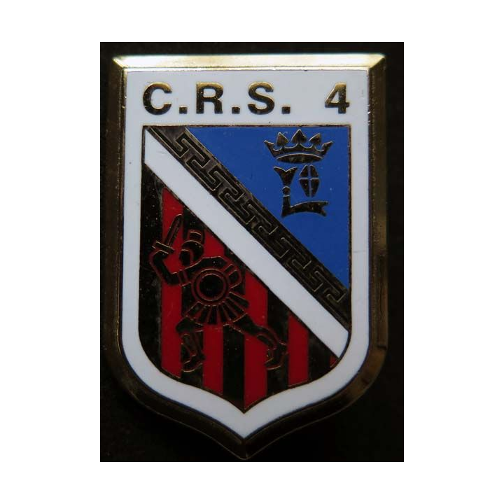 CRS 4 insigne compagnie républicaine de sécurité n° 4 Ballard