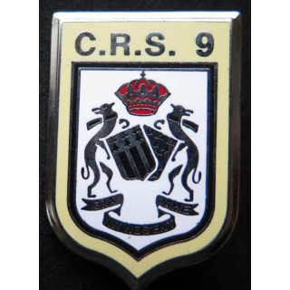 CRS 9 insigne compagnie républicaine de sécurité n° 9 Ballard