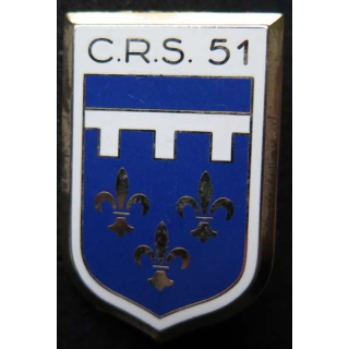CRS 51 insigne compagnie républicaine de sécurité n° 51 Ballard