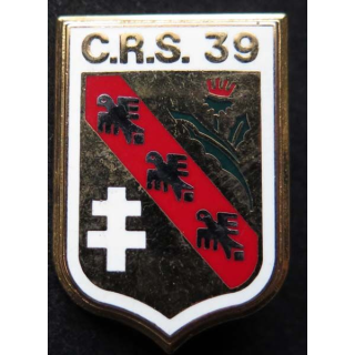 CRS 39 insigne compagnie républicaine de sécurité n° 39 Ballard