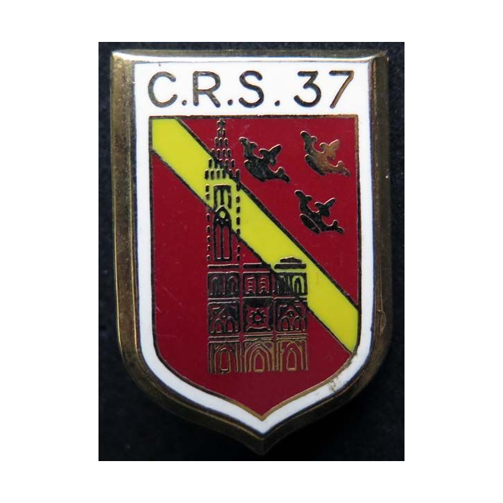 CRS 37 insigne compagnie républicaine de sécurité n° 37 Ballard