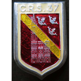 CRS 37 insigne compagnie républicaine de sécurité n° 37 Ballard