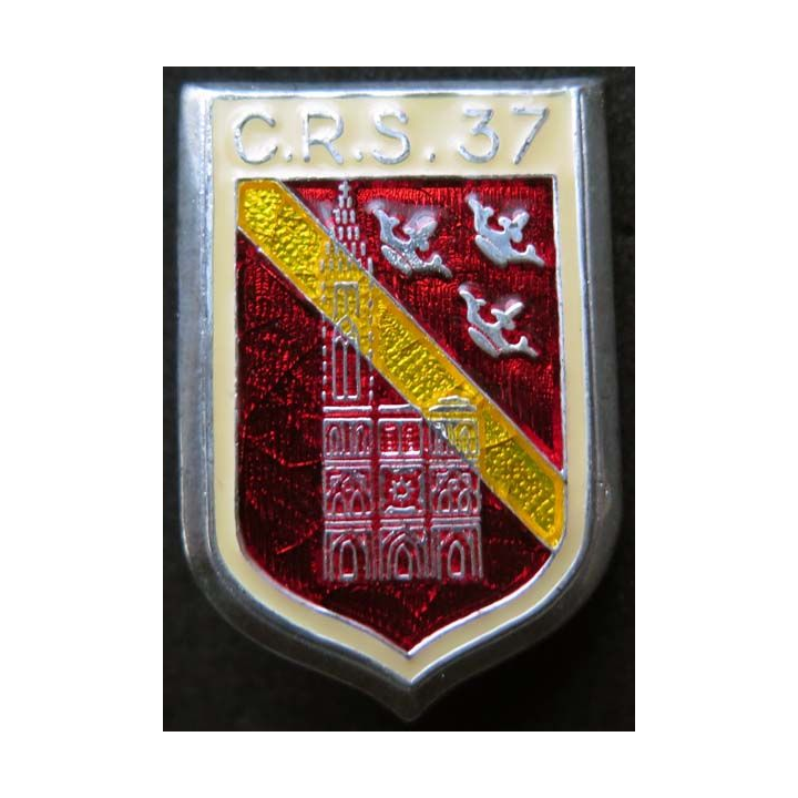 CRS 37 insigne compagnie républicaine de sécurité n° 37 Ballard