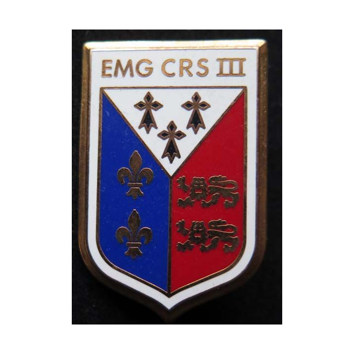 EMG CRS III compagnie républicaine de sécurité n° III fabrication Ballard