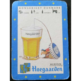Dessous de verre à bière Hoegaarden Huidtol de dimension 14 X 10 cm