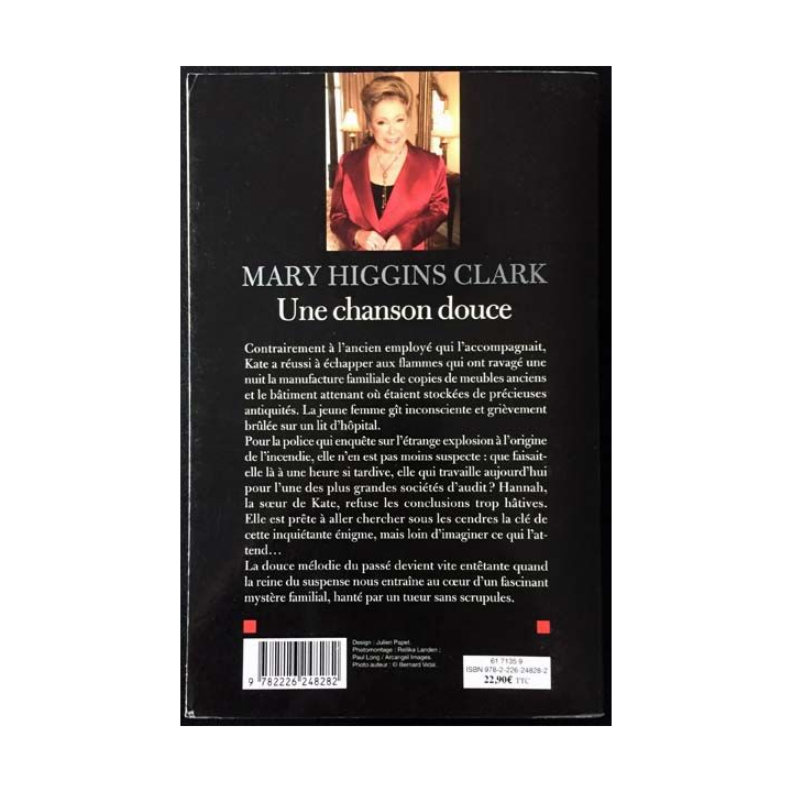 1. Une chanson douce de Mary Higgins Clark aux éditions Albin Michel