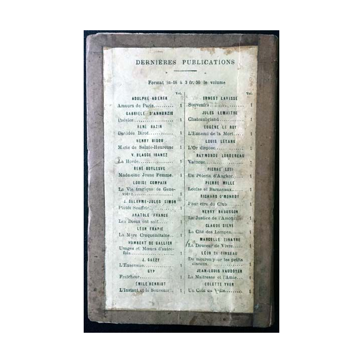 1. Thaïs de Anatole France aux éditions Calmann-Lévy