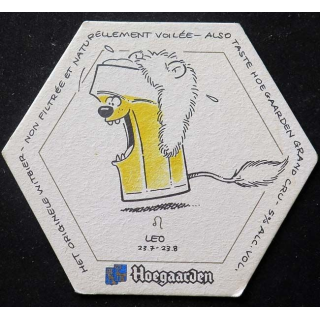 Dessous de verre à bière Hoegaarden différente jusque dans son goût