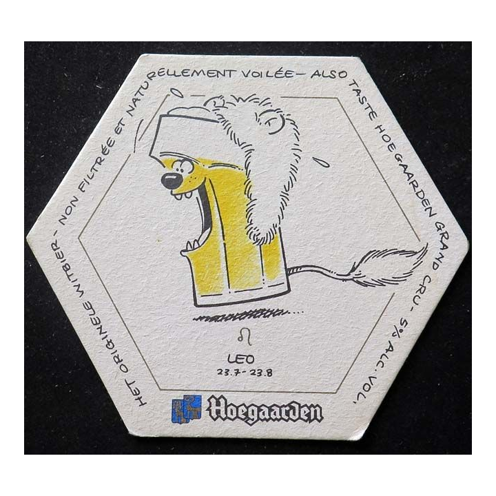 Dessous de verre à bière Hoegaarden différente jusque dans son goût