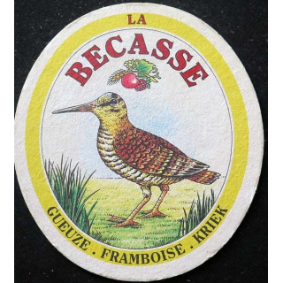 Dessous de verre à bière La Bécasse de largeur 9,8 cm