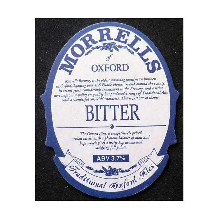 DESSOUS DE VERRE A BIÈRE Oxford bitter de largeur 9,5 cm