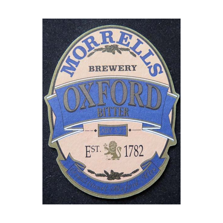 DESSOUS DE VERRE A BIÈRE Oxford bitter de largeur 9,5 cm