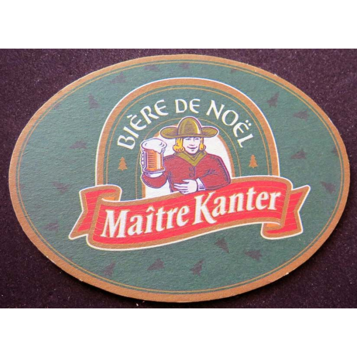 Sous verre à bière Maitre Kanter bière de mars de largeur 13 cm