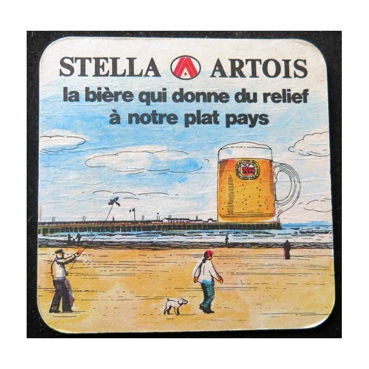 DESSOUS DE VERRE A BIÈRE Stella Artois chef d'oeuvre de l'art flammand
