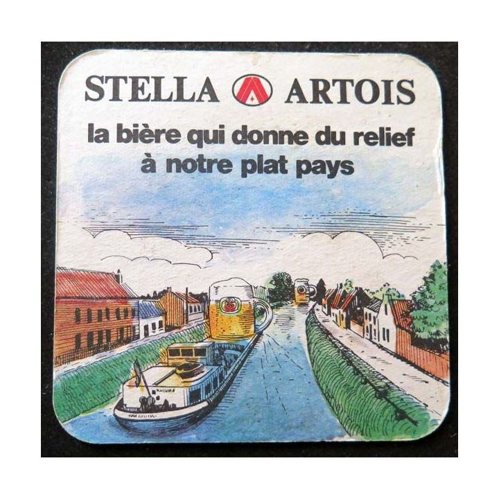 DESSOUS DE VERRE A BIÈRE Stella Artois chef d'oeuvre de l'art flammand