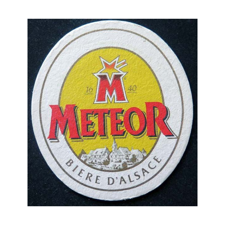 Sous verre  Meteor bière de Mars Ma collection pas chère