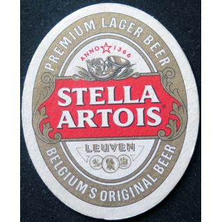Sous verre Stella Artois de largeur 8,3 cm collection pas chère