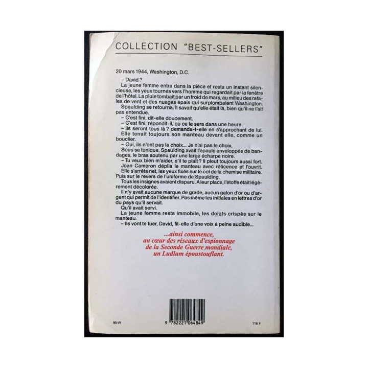 1. L'échange Rhinemann de Robert Ludlum aux éditions Robert Laffont