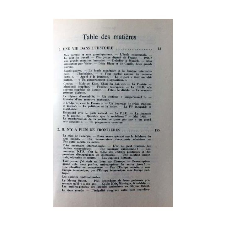 1. Choisir Conversation avec Jean Bothorel de Pierre Mendès France aux éditions Stock