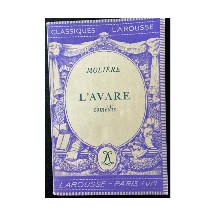 1. L'avare de Molière aux éditions Librairie Larousse
