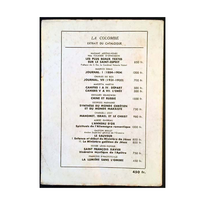 1. Un pauvre à Rome de Soeur Marie-Yvonne aux éditions La colombe