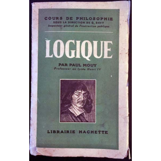 1. Logique et philosophie des sciences de Paul Mouy aux éditions Librairie Hachette