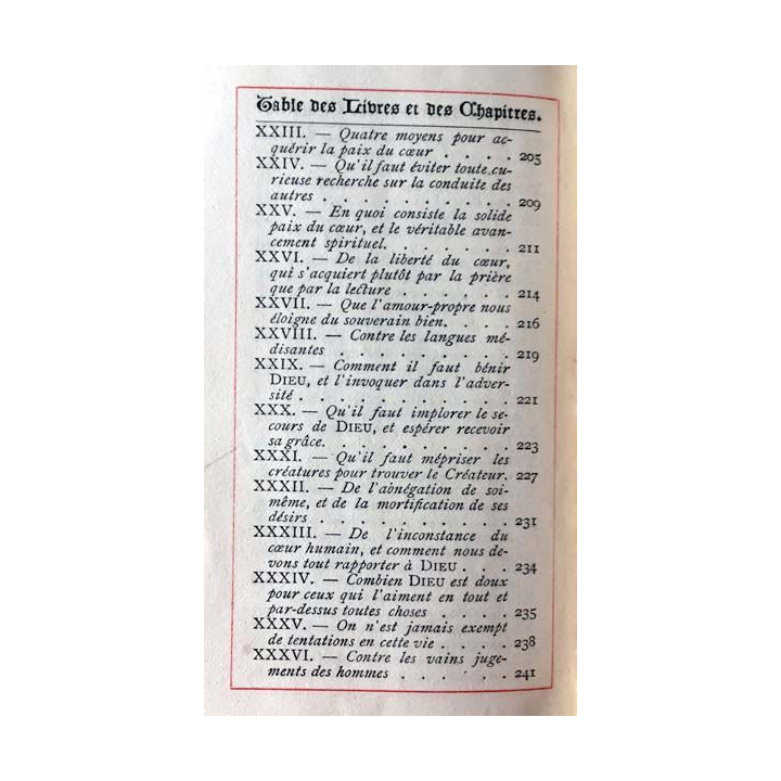 1. Imitation de Jésus-Christ traduction de l'Abbé De Bellegarde aux éditions Tournan