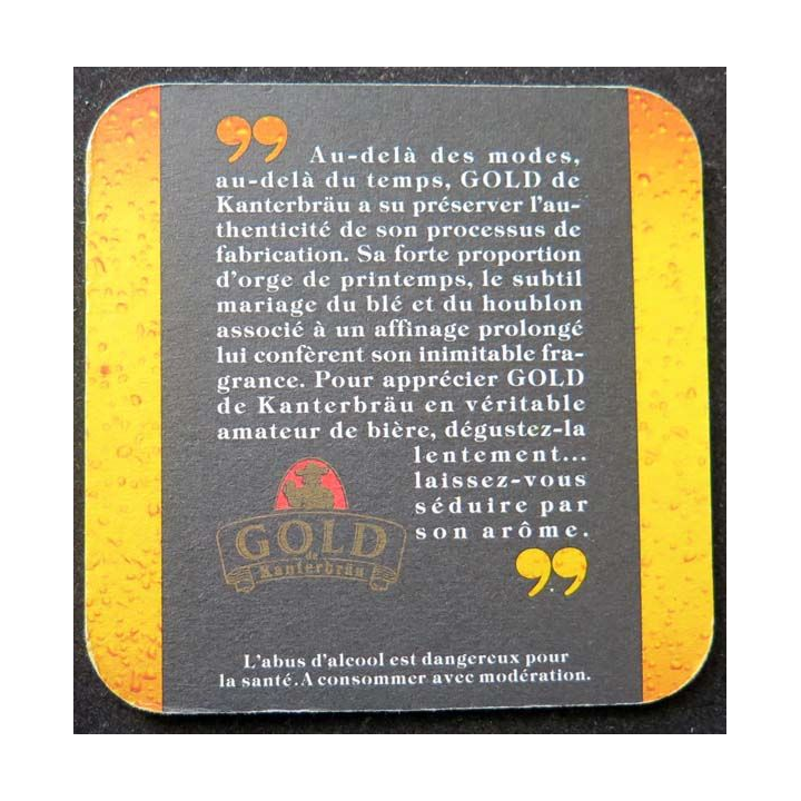 Gold de Kanterbräu de largeur 9,2 cm