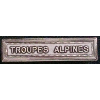 BARRETTE "TROUPES ALPINES"