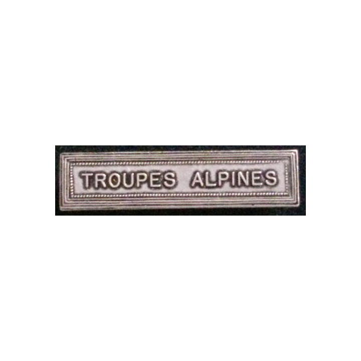 BARRETTE "TROUPES ALPINES"