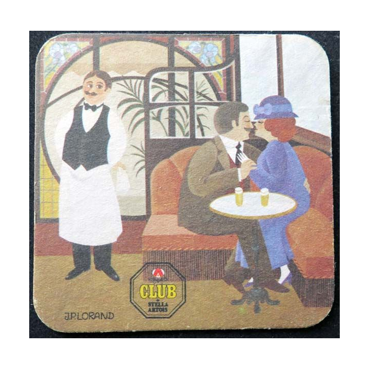 Sous verre Stella Artois de largeur 8,6 cm dessous de verre à bière
