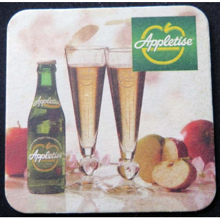 DESSOUS DE VERRE A BIÈRE Appletise de largeur 9 cm