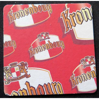 Sous verre à bière Kronenbourg de largeur 9 cm