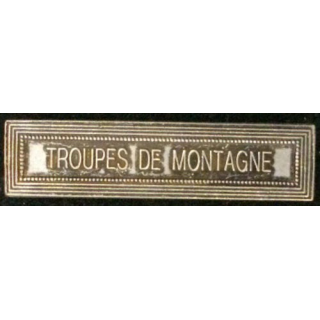 BARRETTE "TROUPES DE MONTAGNE"