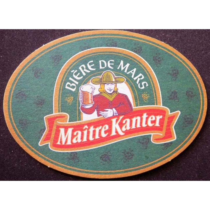 DESSOUS VERRE BIÈRE Maître Kanter de largeur 13 cm