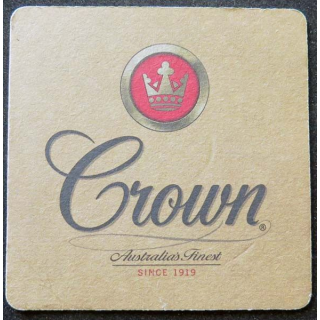 DESSOUS DE VERRE A BIÈRE Crown Festival Cairns de largeur 9,4 cm