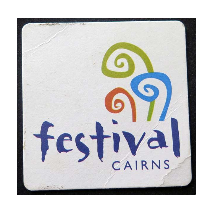 DESSOUS DE VERRE A BIÈRE Crown Festival Cairns de largeur 9,4 cm