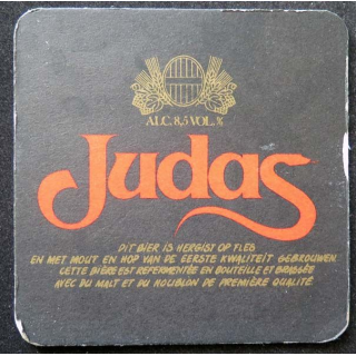 Dessous de verre à bière Judas de largeur 10 cm