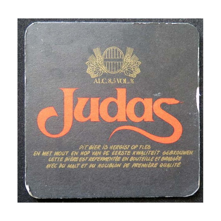 Dessous de verre à bière Judas de largeur 10 cm