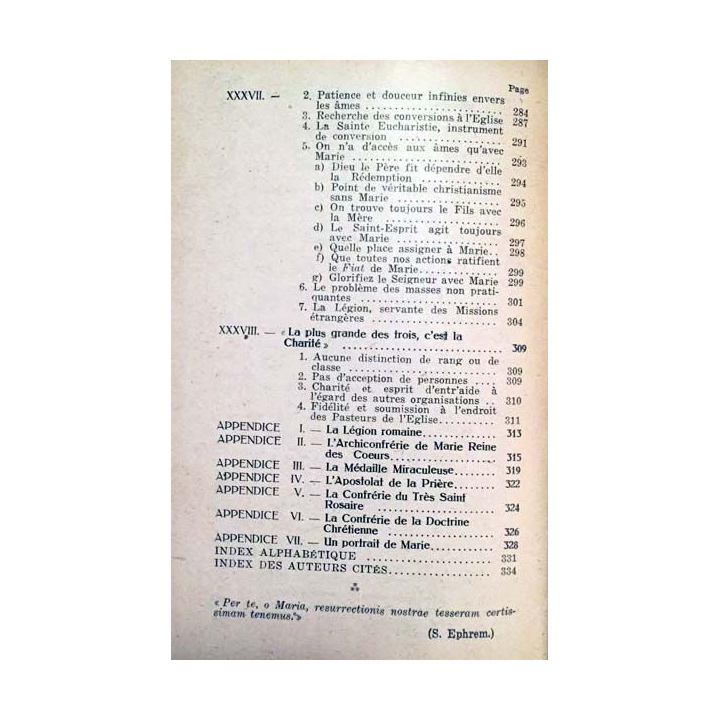 1. Legio Mariae - Manuel officiel de la légion de Marie publié par le concilium legionis Mariae