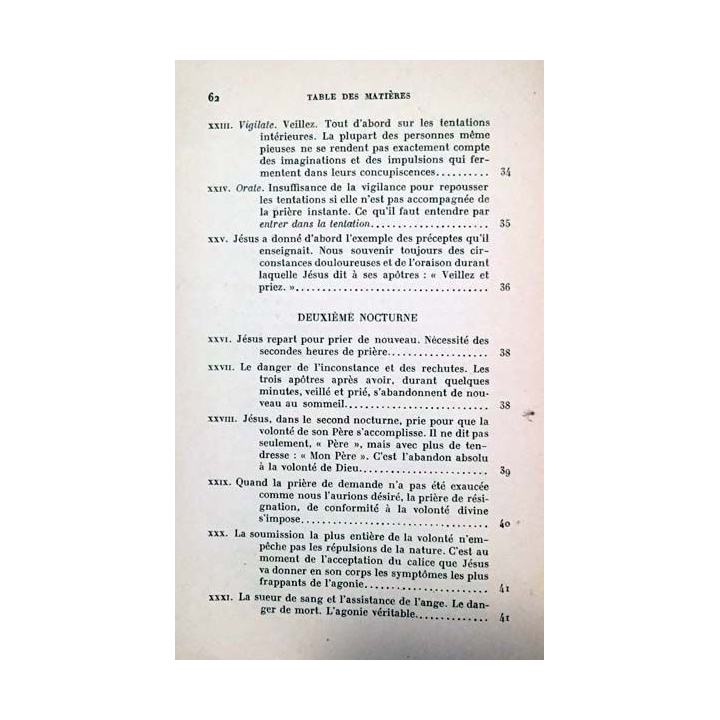 1. La passion - I. L'agonie ou l'oraison de Jésus au jardin de Gethsémani de fr. H. Petitot aux éditions du Cerf