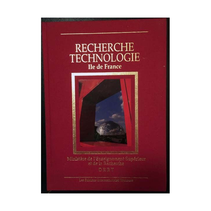 1. Recherche technologie Ile de France par le Ministère de l'Enseignement Supérieur et de la Recherche DRRT