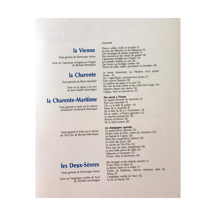 1. Poitou-Charentes Vendée pays et gens de France aux éditions Larousse - Sélection du Reader's Digest