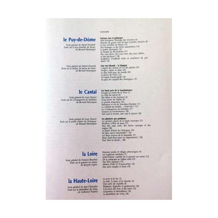 1. Auvergne pays et gens de France aux éditions Larousse - Sélection du Reader's Digest