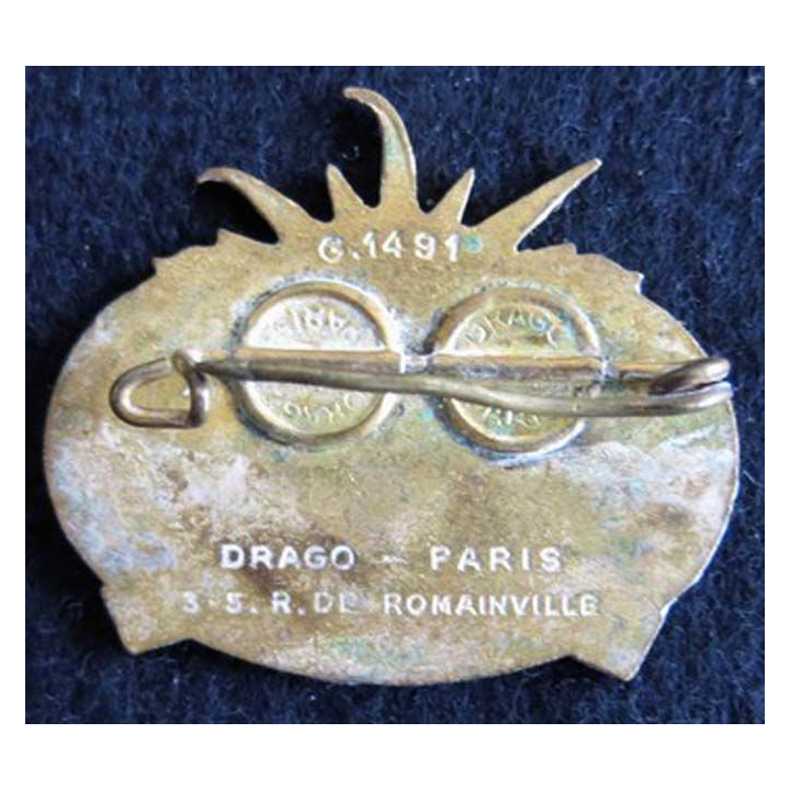 Unités territoriales d'Oranie Drago Paris Romainville G. 1491 en émail 