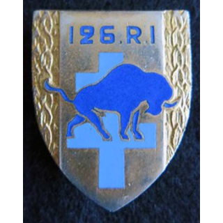 126° régiment  d’infanterie Andor G. 1557 en émail 
